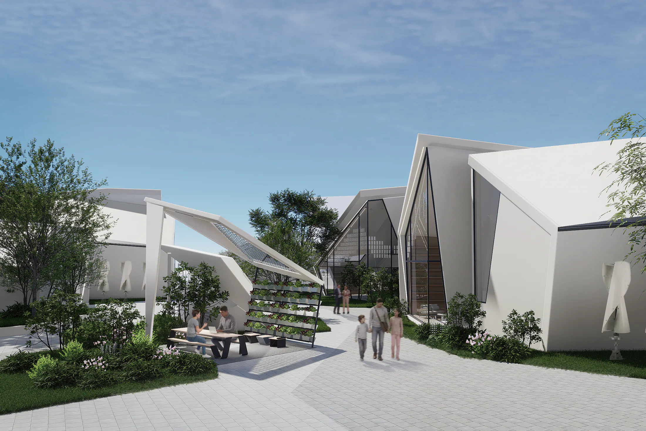 ECO BLUE NODE — PERGOLA